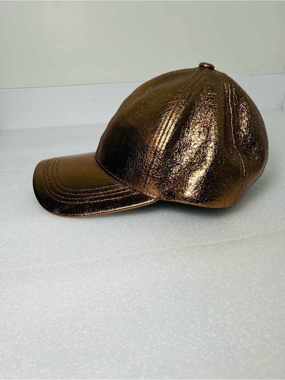 Open Edit Metallic Gold Cap